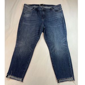 KUT from the Kloth Women’s REESE Ankle Straight Leg Jeans Size: 18W